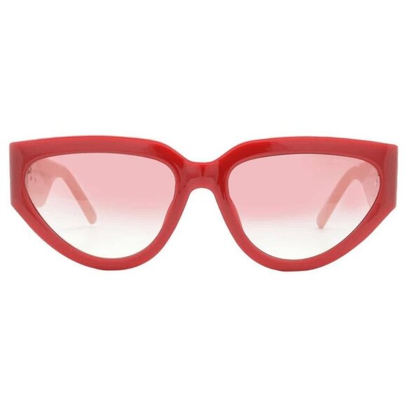 New Authentic Marc Jacobs Red Gradient Cat Eye Ladies Sunglasses MARC 645/S 092Y - Picture 1 of 6